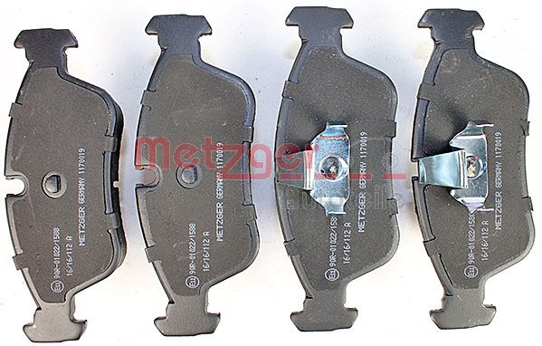 Колодки тормозные дисковые METZGER 1170019