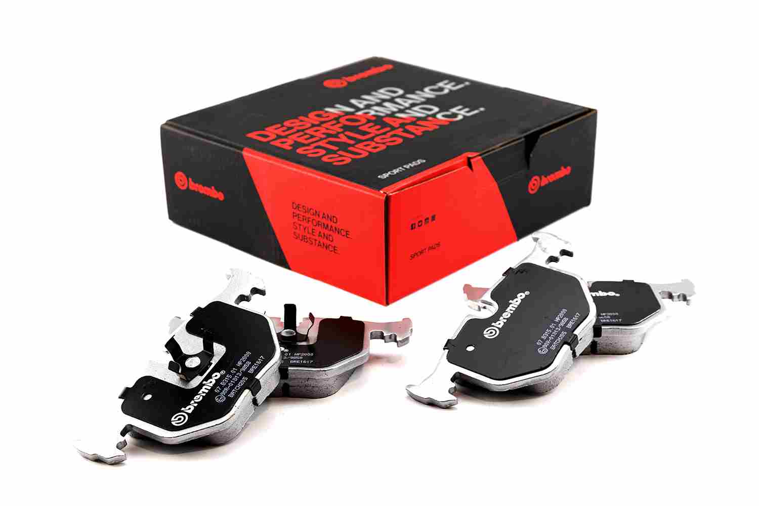 Комплект тормозных колодок дисковый тормоз BREMBO 07B.315.01