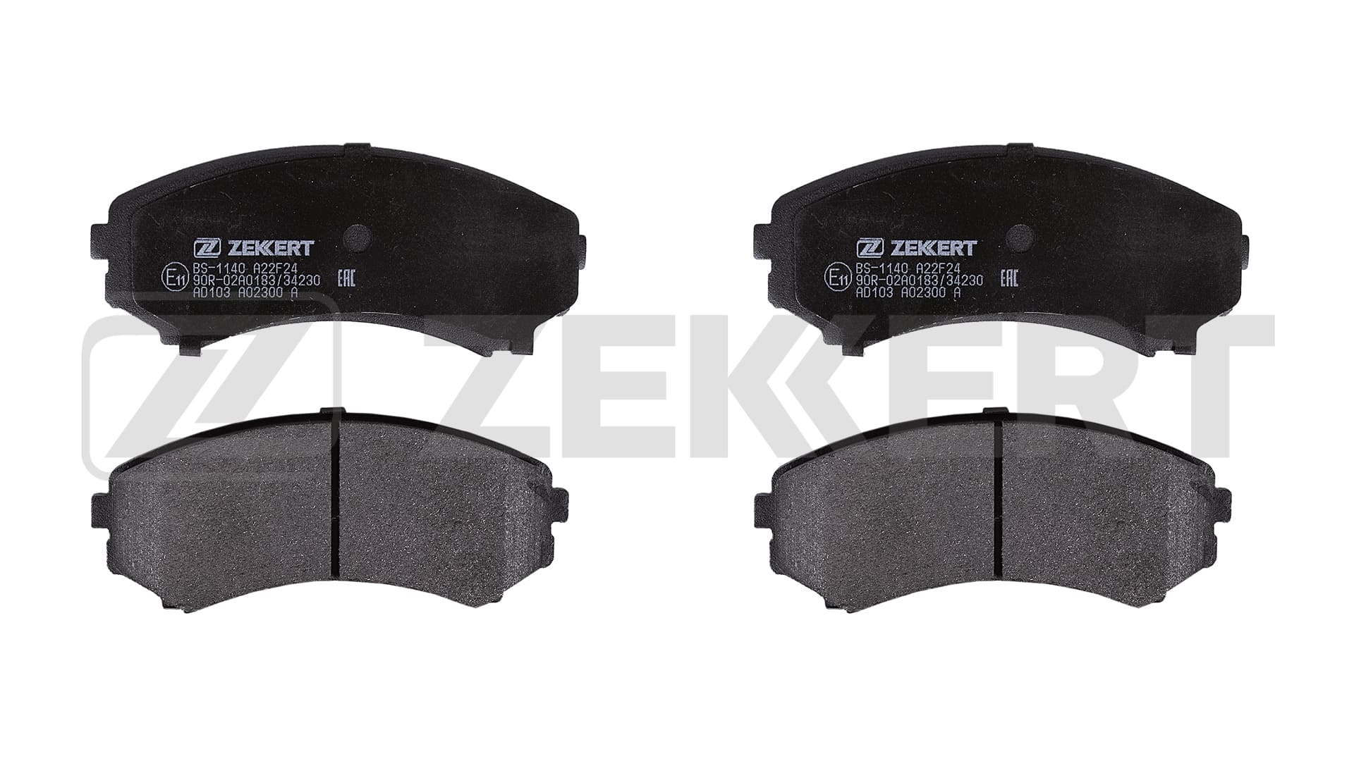 Колодки тормозные ZEKKERT BS1140
