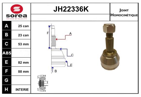 Шрус SNRA JH22336K