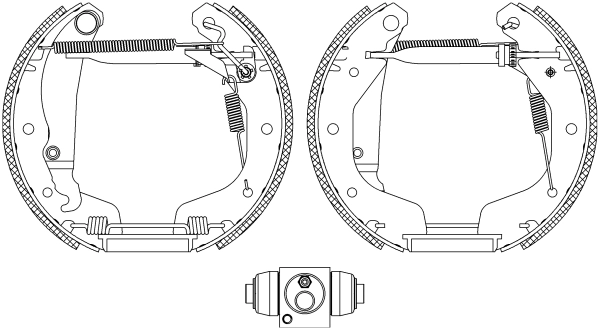 Комплект тормозных колодок HELLA/BEHR/PAGID R1293