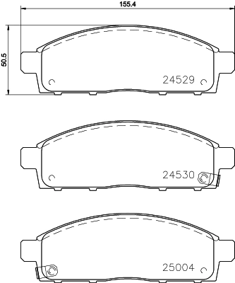Комплект тормозных колодок дисковый тормоз strong ceramic