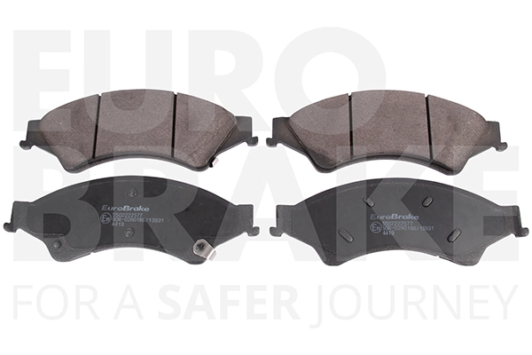 Тормозные колодки дисковые передние EUROBRAKE 5502222577
