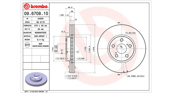 Диск тормозной MAGNETI MARELLI 360406047700