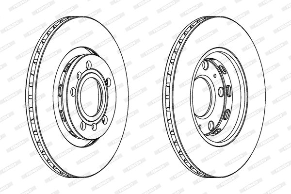 Диск тормозной FERODO DDF1526C