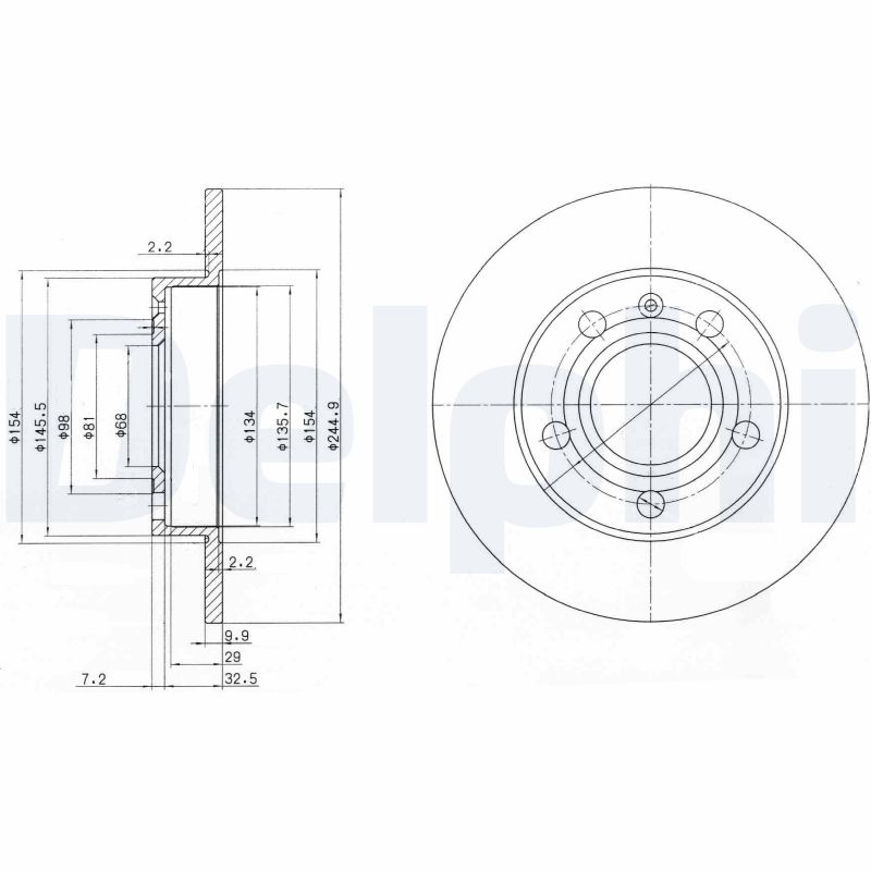 Запчасть DELPHI BG2753C