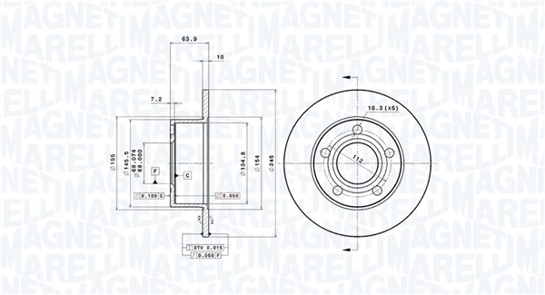 Запчасть MAGNETI MARELLI 360406012601