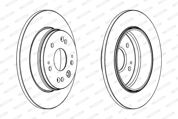 Диск тормозной FERODO DDF1540