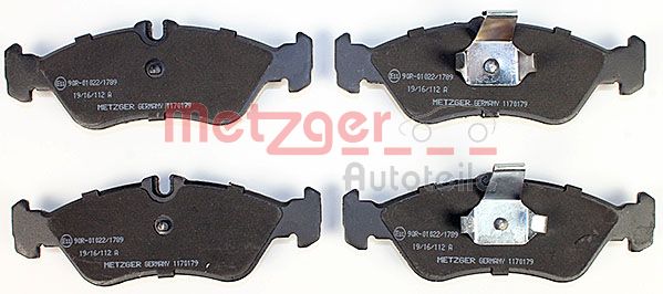 Колодки тормозные дисковые METZGER 1170179