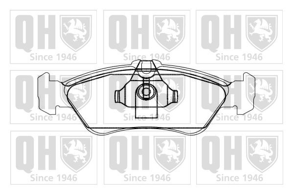 Колодки тормозные QUINTON HAZELL BP869