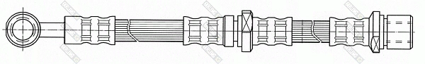 Шланг тормозной GIRLING 9004436