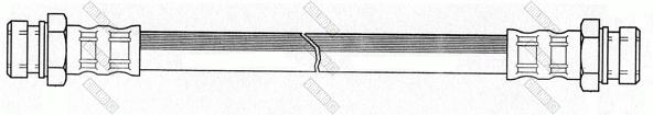 Шланг тормозной GIRLING 9001400