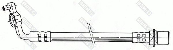 Шланг тормозной GIRLING 9004387