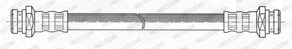 Шланг тормозной FERODO FHY2326