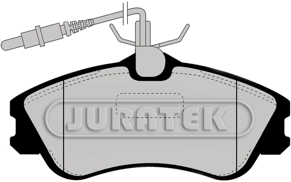 Комплект тормозных колодок дисковый тормоз JURATEK JCP1112