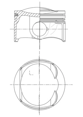 Поршень двс MAHLE/KNECHT 028PI00132010