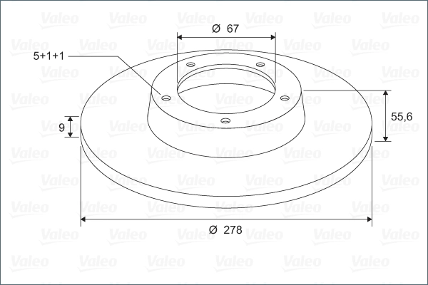 Диск VALEO 297470