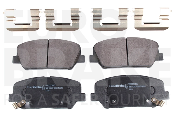Тормозные колодки дисковые передние EUROBRAKE 5502223445