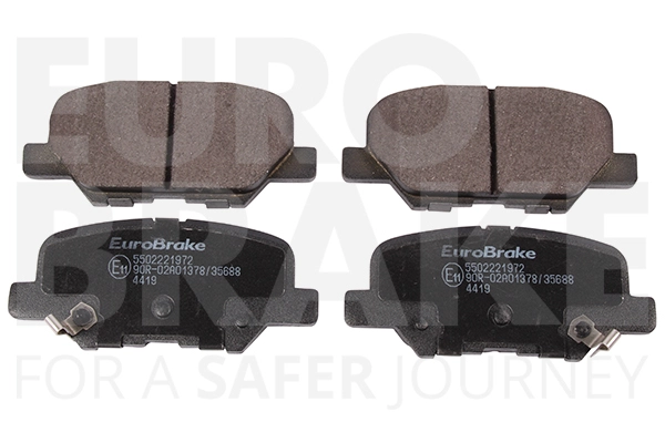 Комплект тормозных колодок EUROBRAKE 5502221972