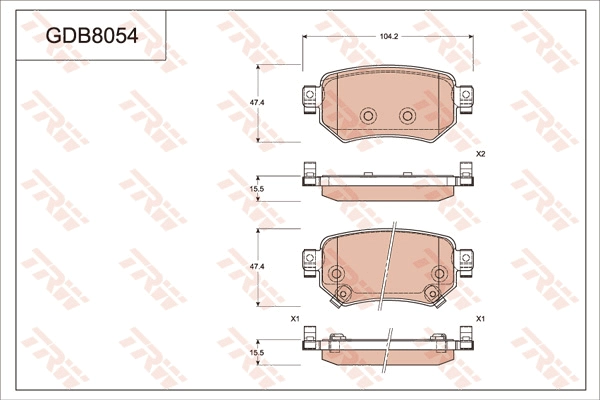  TRW GDB8054