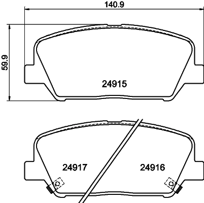 1628711 HELLA/BEHR/PAGID T3149