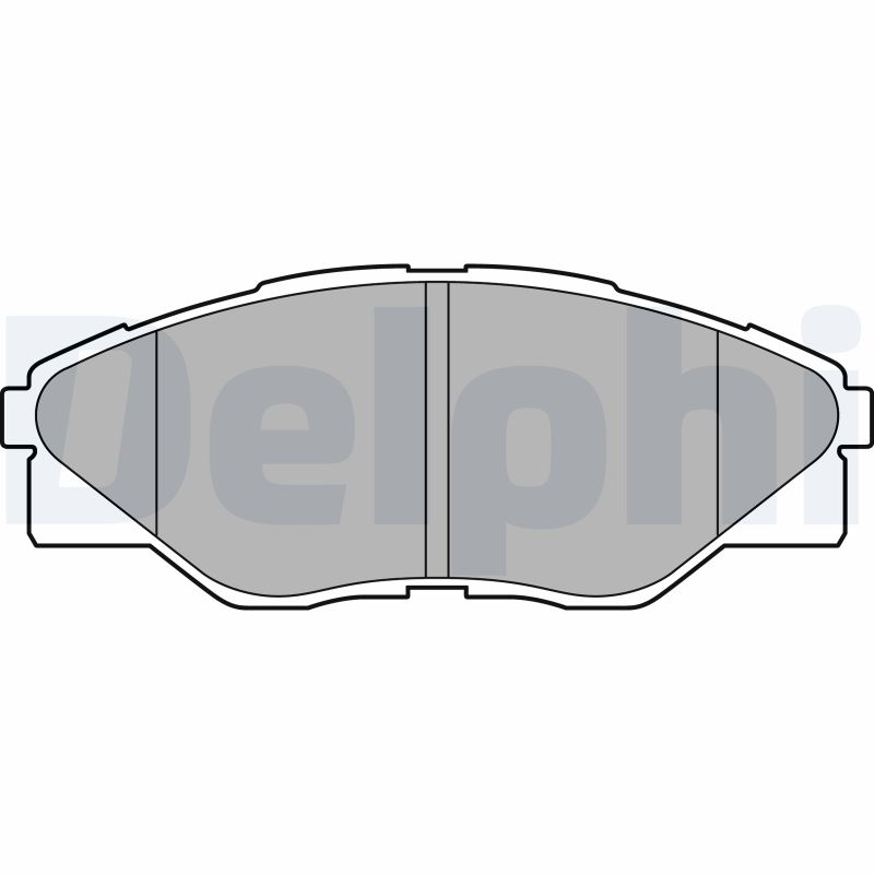 Колодки тормозные DELPHI LP2496