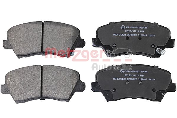 Колодки тормозные дисковые METZGER 1170817