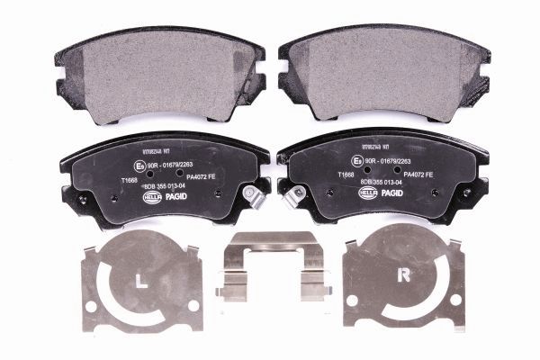 Колодки тормозные дисковые HELLA/BEHR/PAGID 8DB355013041