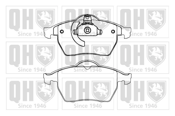 Колодки тормозные QUINTON HAZELL BP863