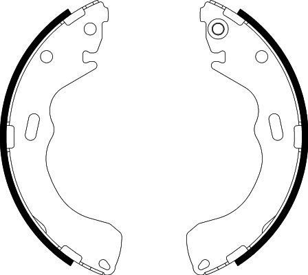 Колодки тормозные барабанные HELLA/BEHR/PAGID 8DB355002661