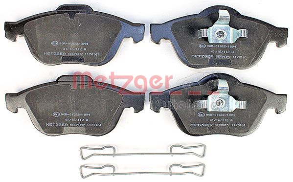 Колодки тормозные дисковые METZGER 1170161