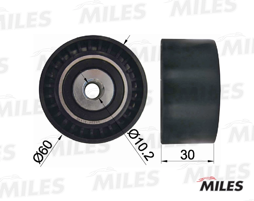 Ролик ремня грм MILES AG02081