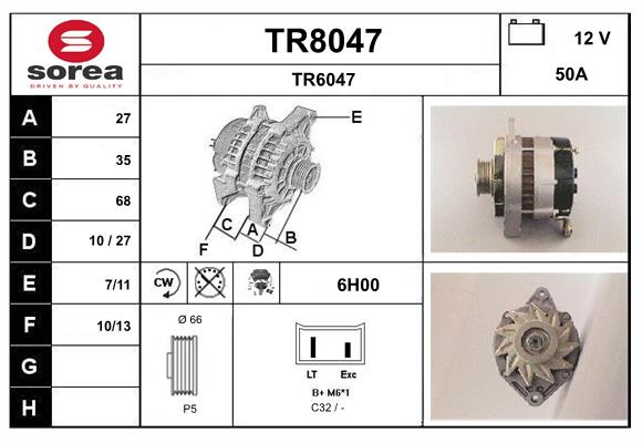 Генератор SNRA TR8047