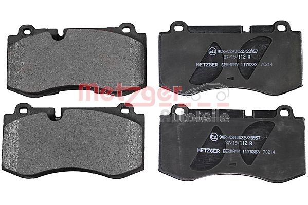 Колодки тормозные дисковые METZGER 1170383