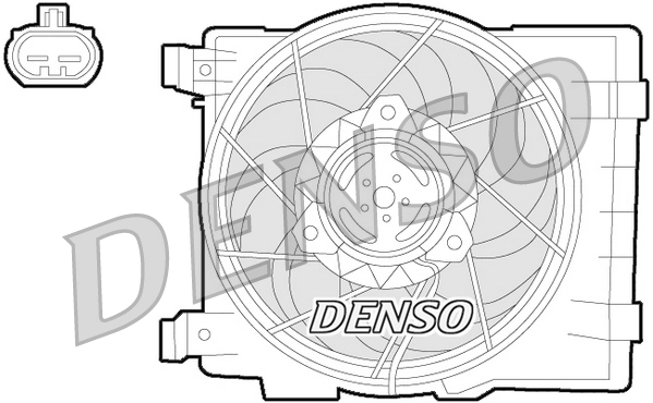 Вентилятор радиатора DENSO DER20015