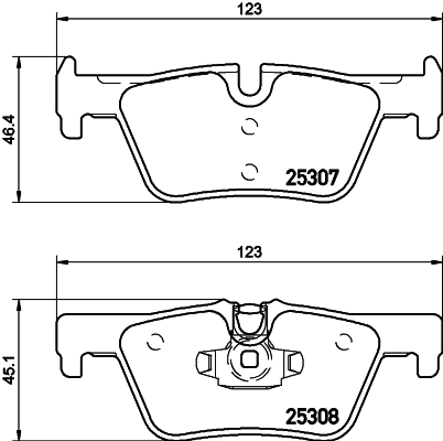 Колодки тормозные дисковые HELLA/BEHR/PAGID 8DB355019-971