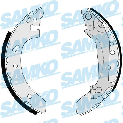 Колодки тормозные барабанные SAMKO 87155