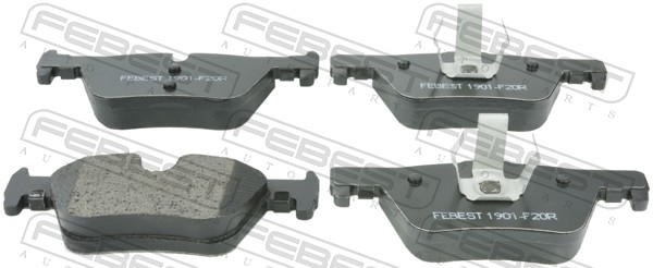 Колодки тормозные задние FEBEST 1901-F20R