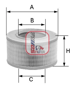 Фильтр воздушный SOFIMA S 3520 A