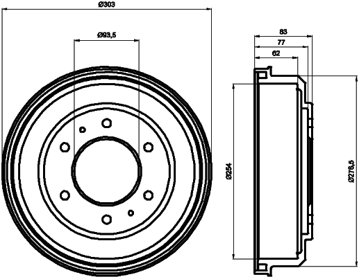 Запчасть HELLA/BEHR/PAGID 8DT355302-291