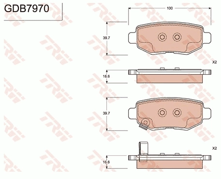  TRW GDB7970