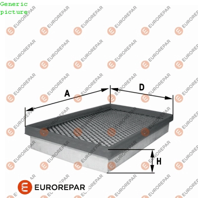 Фильтр воздушный EUROREPAR 1680351180
