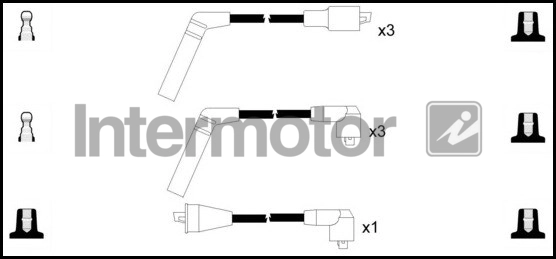 Комплект проводов зажигания INTERMOTOR 73734