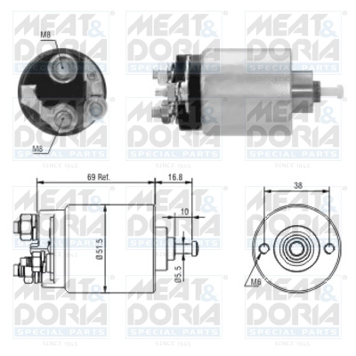 Реле втягивающее MEAT & DORIA 46104