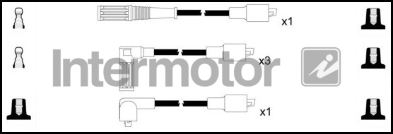 Комплект проводов зажигания INTERMOTOR 73171