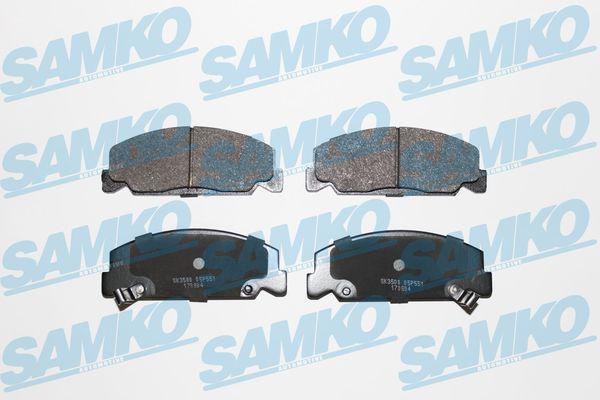 Колодки тормозные дисковые SAMKO 5SP551