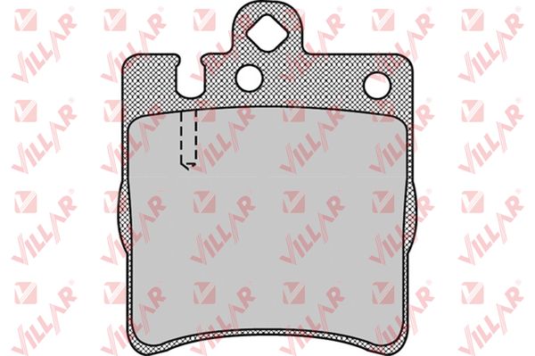 Колодки тормозные дисковые VILLAR 626.0957