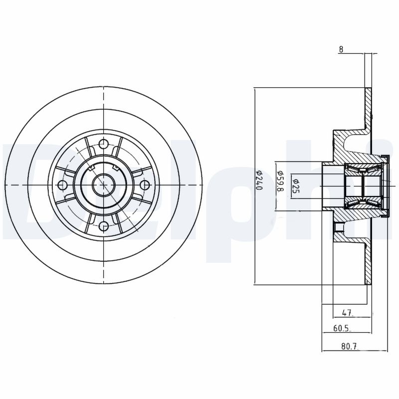 2007544 DELPHI BG9028RSC