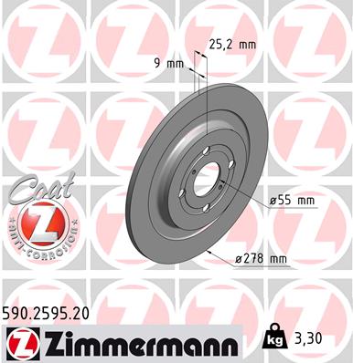 Тормозной диск coat z