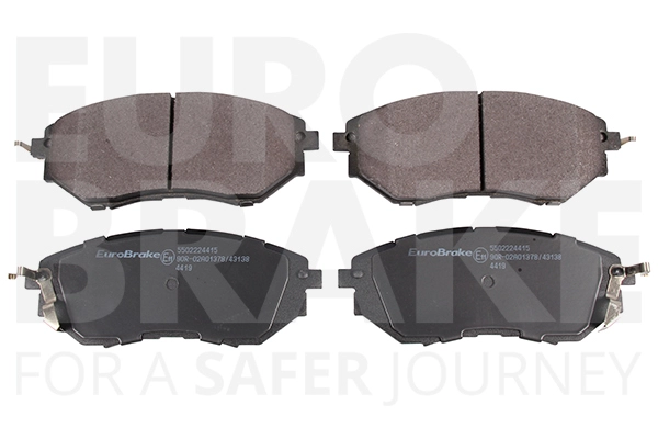 Колодки тормозные дисковые EUROBRAKE 5502224415